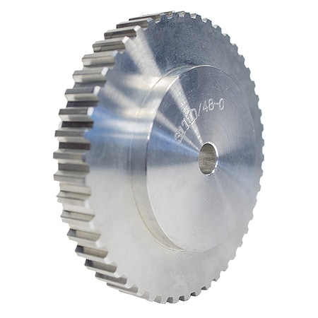 B&B Manufacturing 40T10/48-0, Timing Pulley, Aluminum 40T10/48-0